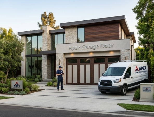 Custom Wood and Glass Garage Doors in Sherman Oaks